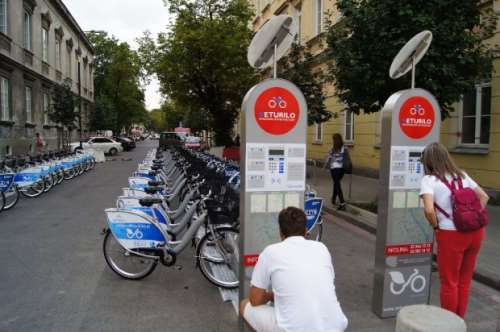 Велосипедная станция.