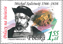 Михал Сендивуй (почтовая марка).